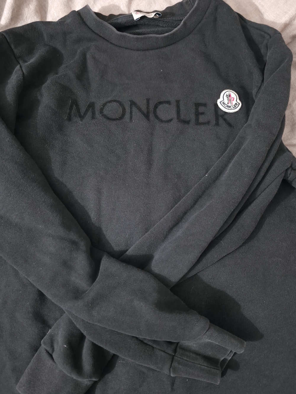 Moncler Black Crewneck